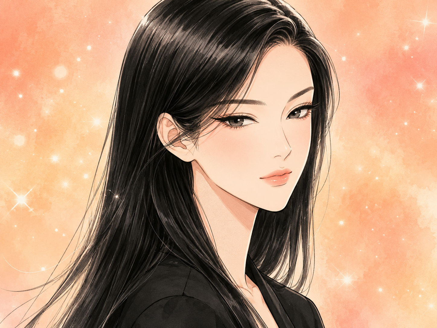 キツネ顔のイメージ